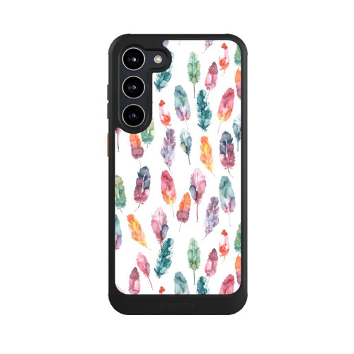 Samsung Galaxy S23+ NIVOcore Aquarellfedern Boho