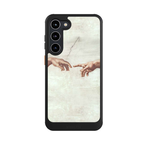 Samsung Galaxy S23+ NIVOcore Hands of God and Adam by Michelangelo Buonarroti