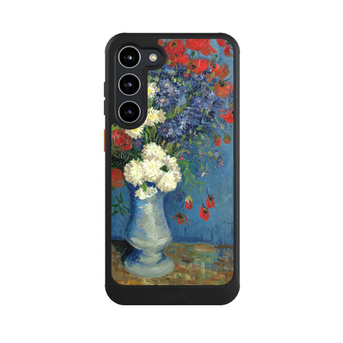 Samsung Galaxy S23+ NIVOcore Stillleben Vase mit Kornblumen und Mohnblumen von Vincent Van Gogh