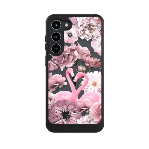Samsung Galaxy S23+ NIVOcore Flamingos in Blumen Muster
