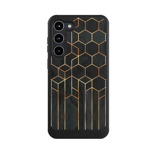 Samsung Galaxy S23+ NIVOcore Schwarze Sechsecke