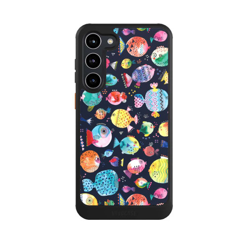 Samsung Galaxy S23+ NIVOcore Strandkugelfische Kinder Marineblau