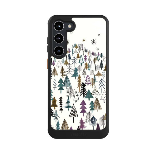 Samsung Galaxy S23+ NIVOcore Bergbäume Wald Lila