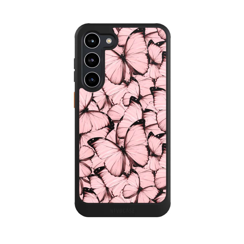 Galaxy S23 + NIVOcore Papillon rose