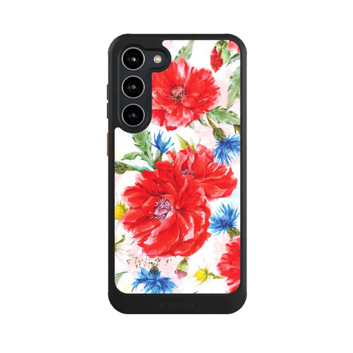 Samsung Galaxy S23+ NIVOcore Sommerwiese Kornblumen Mohn