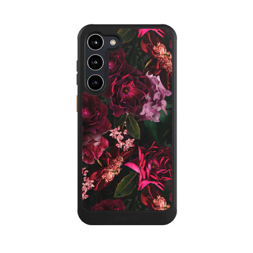 Samsung Galaxy S23+ NIVOcore Dunkle romantische Vintage Rosen und Pfingstrosen