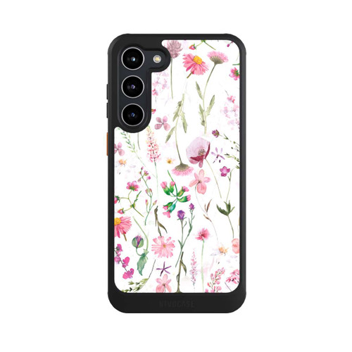 Samsung Galaxy S23+ NIVOcore Rosa Blumenwiese