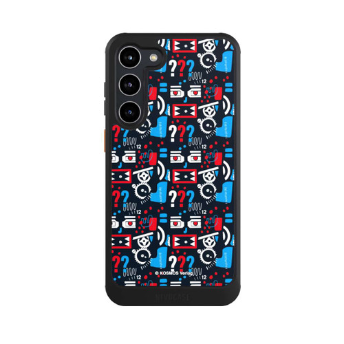 Samsung Galaxy S23+ NIVOcore Drei Fragezeichen Wildes Muster