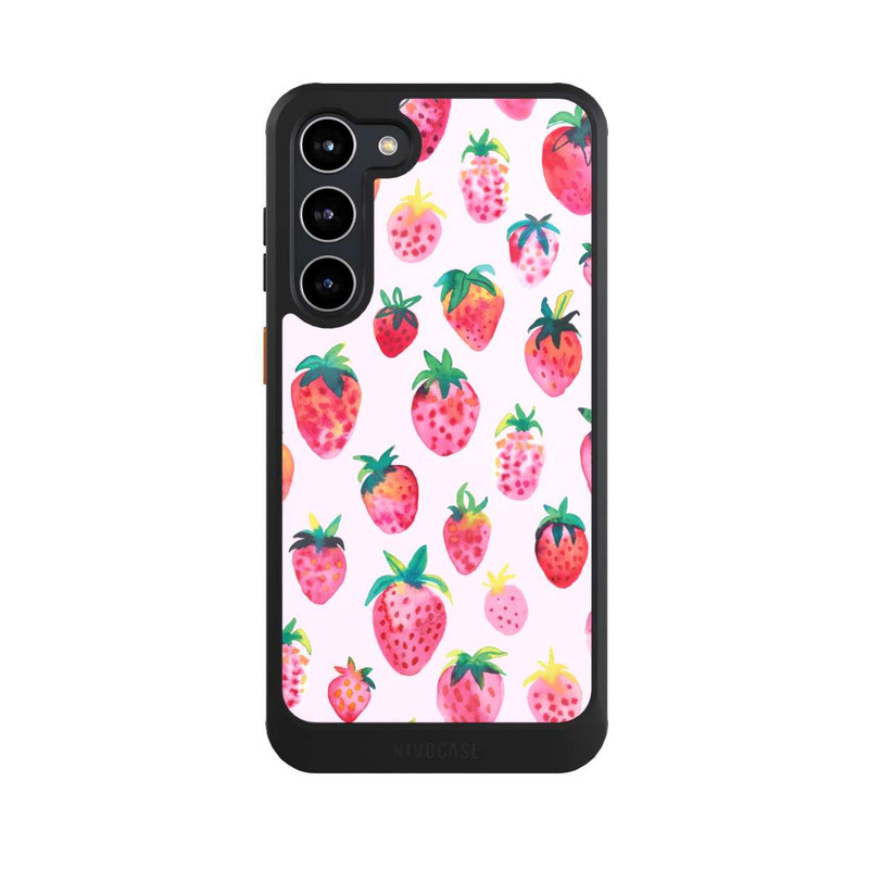 Galaxy S23 + NIVOcore Fraises aquarelles