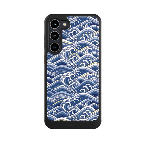 Samsung Galaxy S23+ NIVOcore Vagues bleues kanagawa