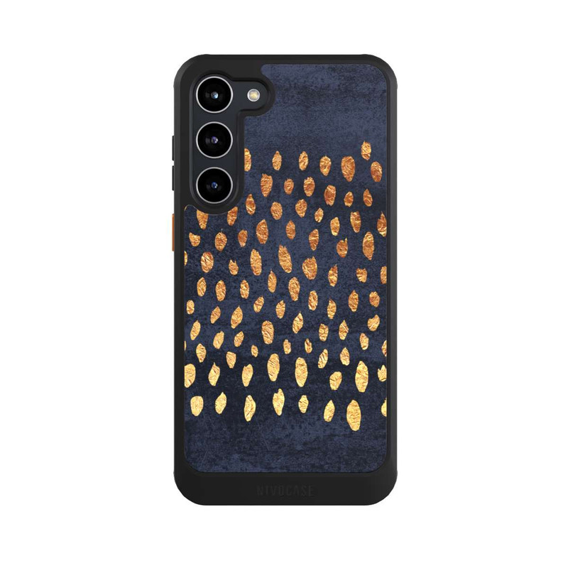 Galaxy S23 + NIVOcore Muster Gold und Marine