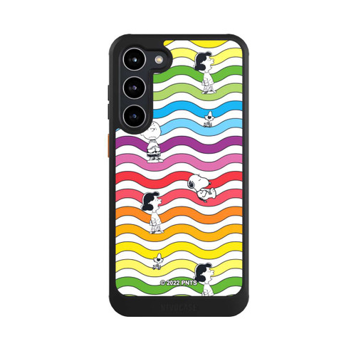 Samsung Galaxy S23+ NIVOcore Snoopy Pattern Rainbow