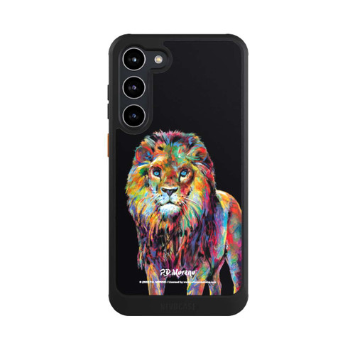 Samsung Galaxy S23+ NIVOcore Löwe Bunte Kunst von P.D. Moreno