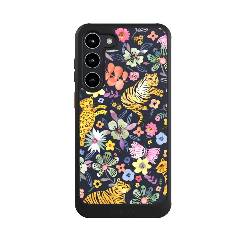 Galaxy S23 + NIVOcore Tigres & Fleurs du Printemps