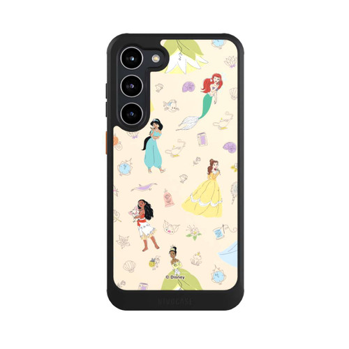 Samsung Galaxy S23+ NIVOcore Princess Pattern Beige Disney Princess