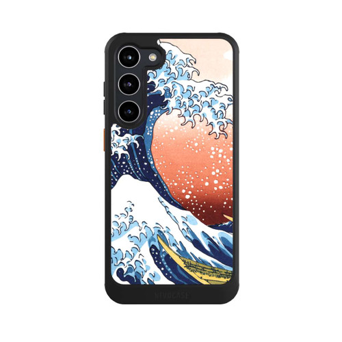 Samsung Galaxy S23+ NIVOcore La Grande Vague de Kanagawa Rouge