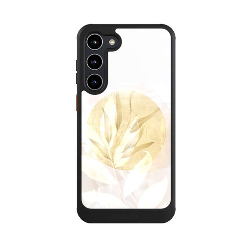 Samsung Galaxy S23+ NIVOcore Boho Gold Blumen Kunst