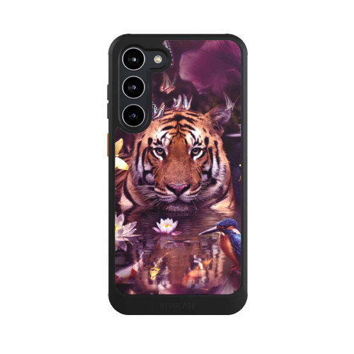 Samsung Galaxy S23+ NIVOcore Tiger Blumenrahmen