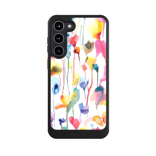 Samsung Galaxy S23+ NIVOcore Aquarell Wildblumen bunt
