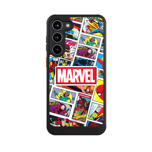 Samsung Galaxy S23+ NIVOcore Marvel Comic Pattern