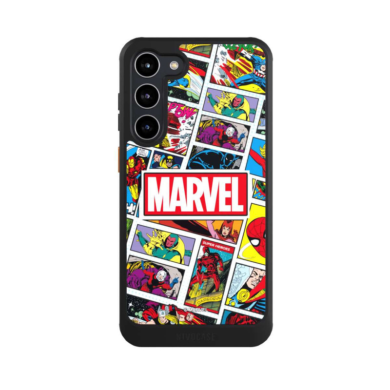 Galaxy S23 + NIVOcore Marvel Comic Pattern