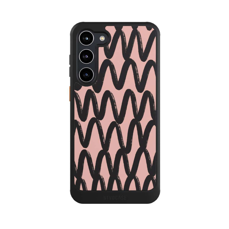 Galaxy S23 + NIVOcore Schwarzes Zickzack