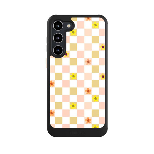 Samsung Galaxy S23+ NIVOcore Kariert nostalgische Pastellblumen
