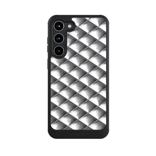 Samsung Galaxy S23+ NIVOcore Carrés argentés Glamour