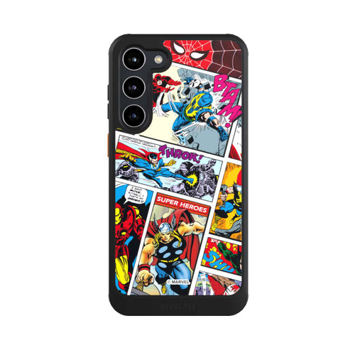 Samsung Galaxy S23+ NIVOcore Marvel Retro Comic Blue