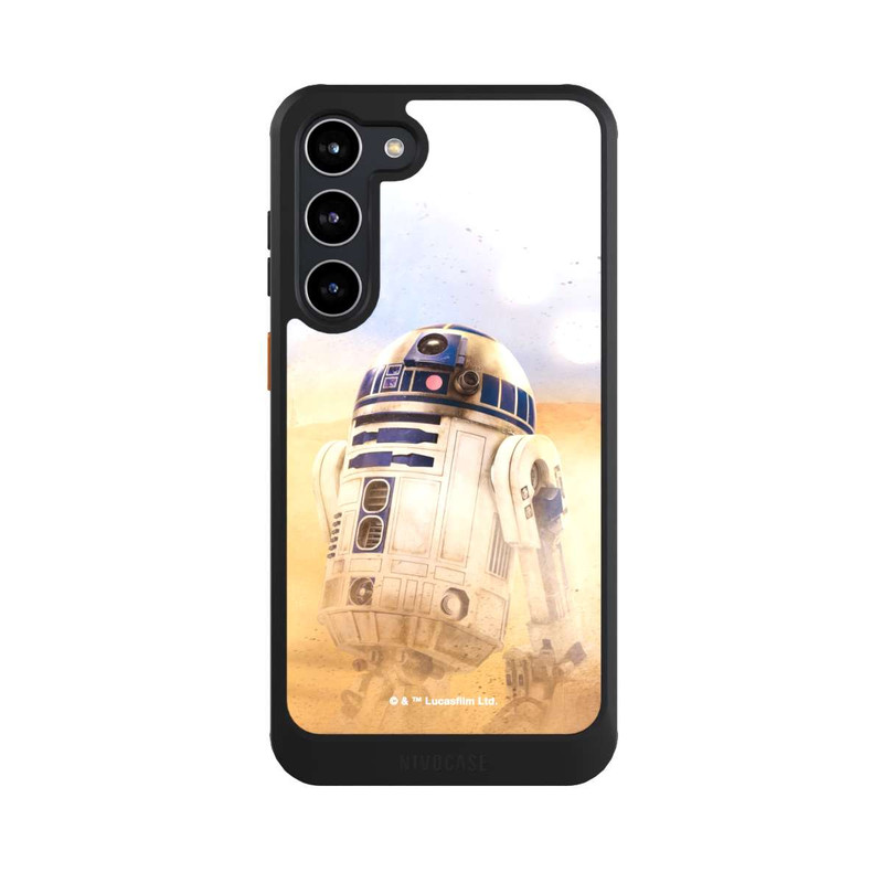 Galaxy S23 + NIVOcore R2D2 in der Wüste