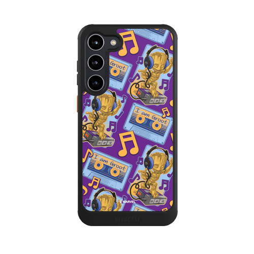 Samsung Galaxy S23+ NIVOcore Groot Comic Headphones Guardians of the Galaxy