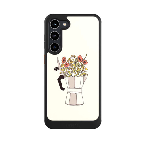 Samsung Galaxy S23+ NIVOcore Moka Blumen