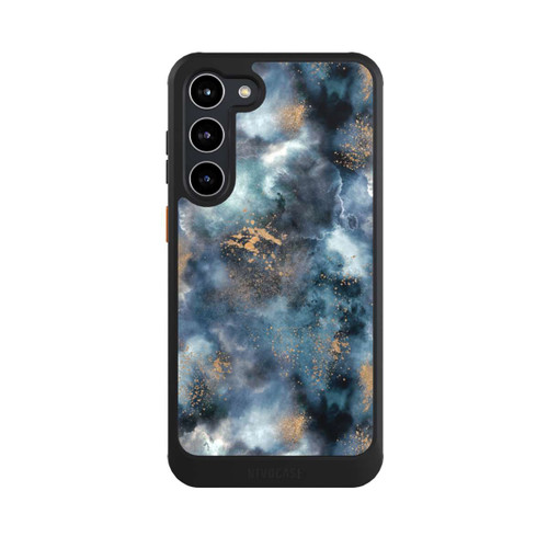 Samsung Galaxy S23+ NIVOcore Smoky Marble Watercolor Navy