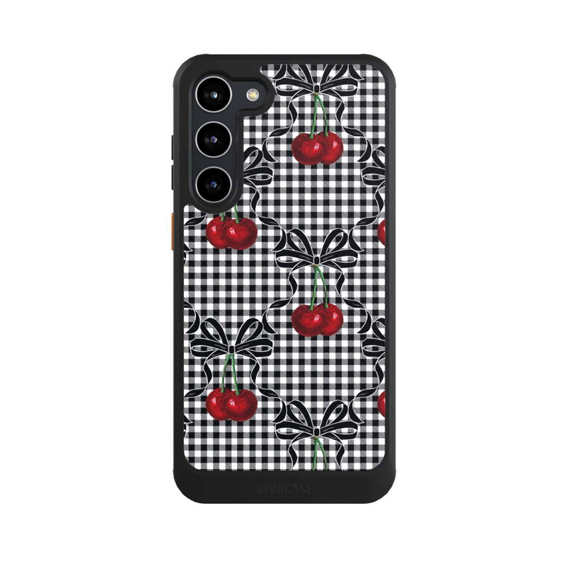 Galaxy S23 + NIVOcore Cherry Pattern Black