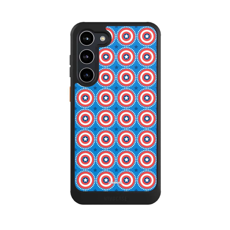 Galaxy S23 + NIVOcore Captain American Shield Pattern