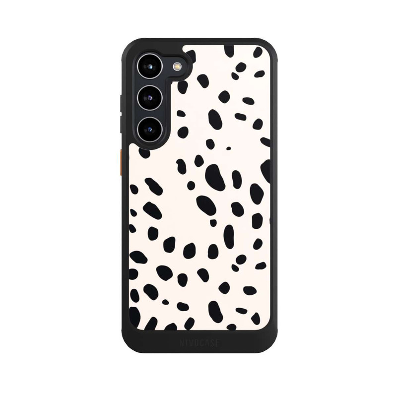 Galaxy S23 + NIVOcore Tiermuster Gepard Schwarz