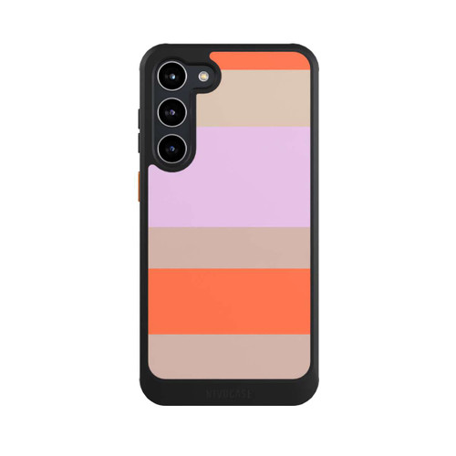 Samsung Galaxy S23+ NIVOcore Moca Lila Orange Stripes