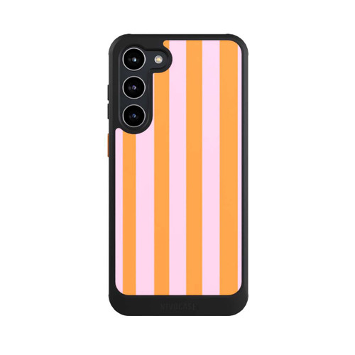 Samsung Galaxy S23+ NIVOcore Orange Rosa Streifen