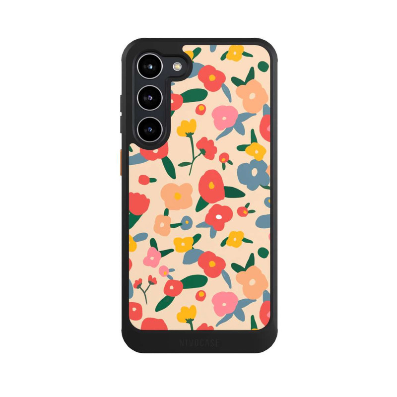 Galaxy S23 + NIVOcore Retro Bold Scandi Flowers