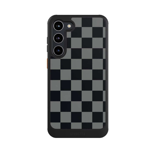 Samsung Galaxy S23+ NIVOcore Schachbrett Schwarz Grau