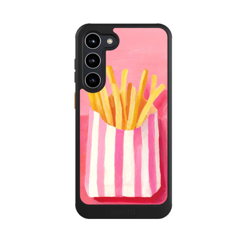 Samsung Galaxy S23+ NIVOcore Retro Pommes Pink Watercolor