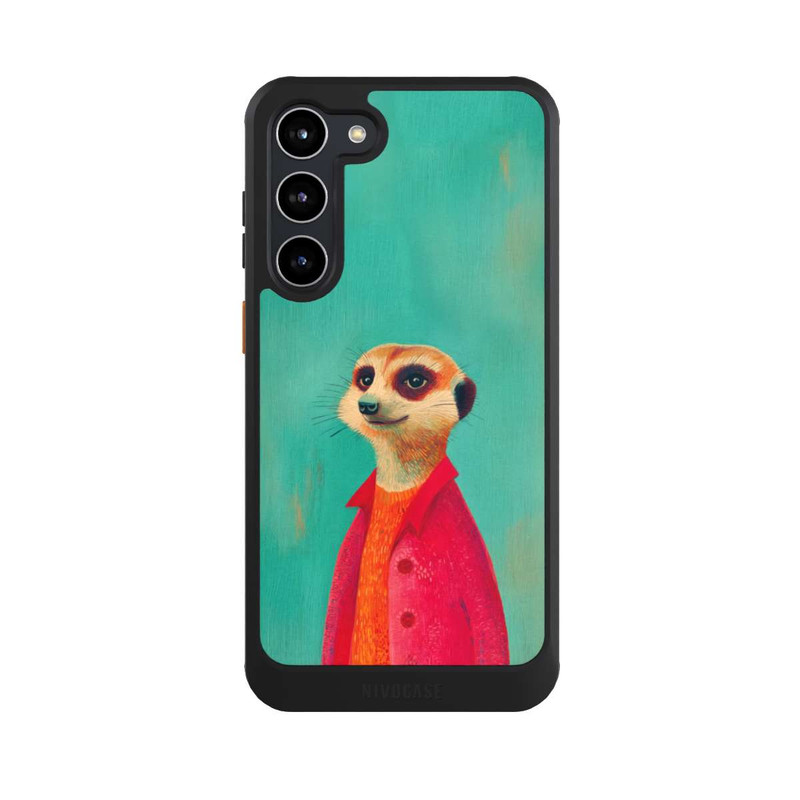 Galaxy S23 + NIVOcore Meerkat Green Illustration