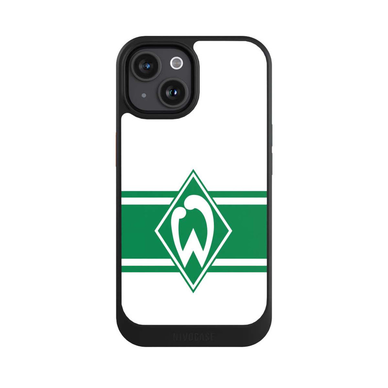 iPhone 15 NIVOcore Werder Stripes White