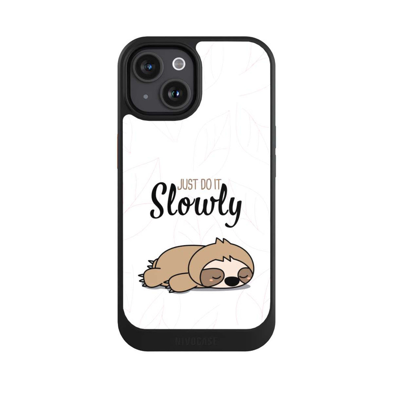 iPhone 15 NIVOcore Just Do It Slowly Sloth