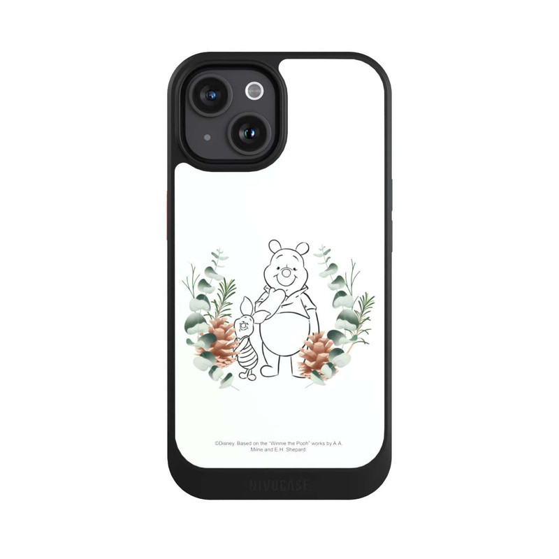iPhone 15 NIVOcore Grüne Liebe Puuh und Ferkel