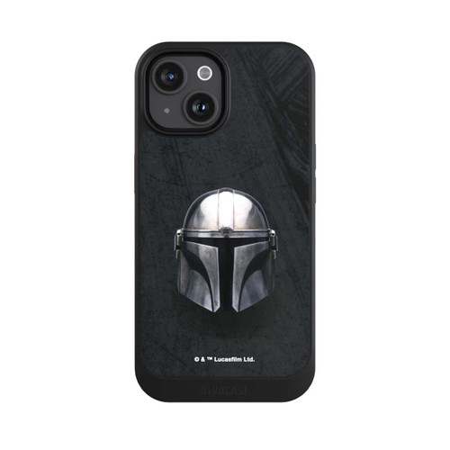 Apple iPhone 15 NIVOcore Schwarzer Mandalorianer Helm