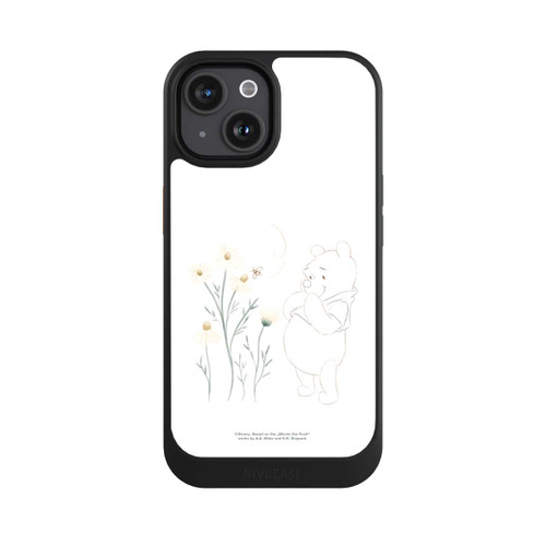Apple iPhone 15 NIVOcore Winnie Puuh sieht sich Gänseblümchen an