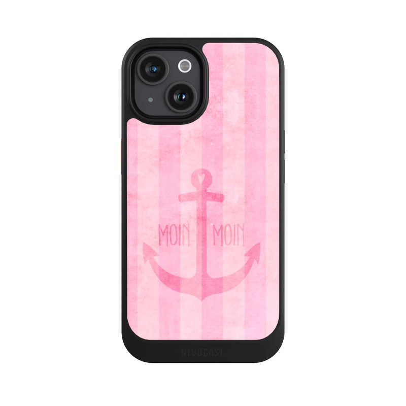 iPhone 15 NIVOcore Moin Moin Stripes Pink