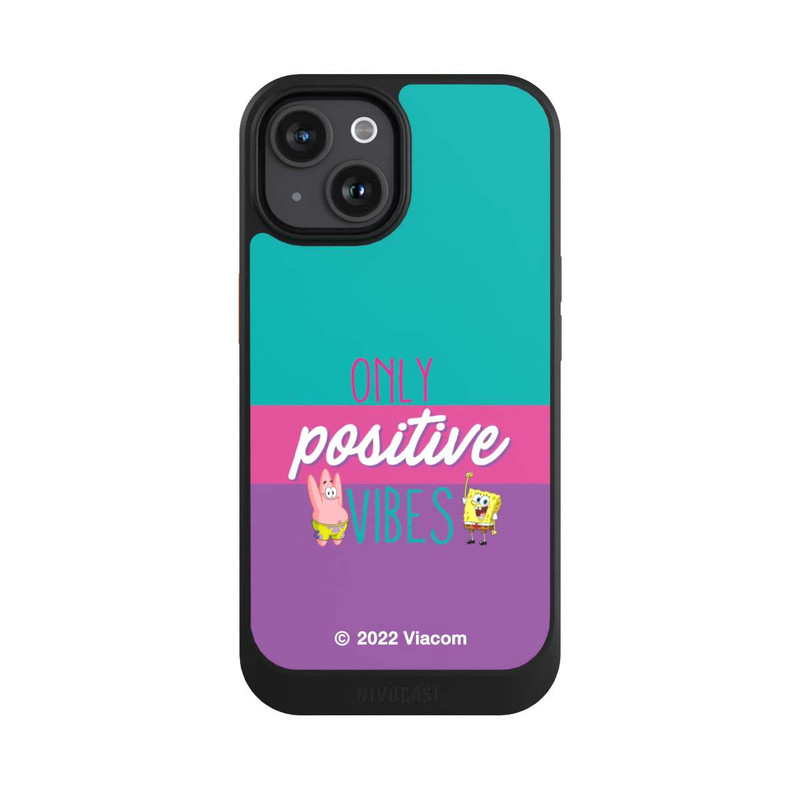iPhone 15 NIVOcore  Spongebob - Only Positive Vibes