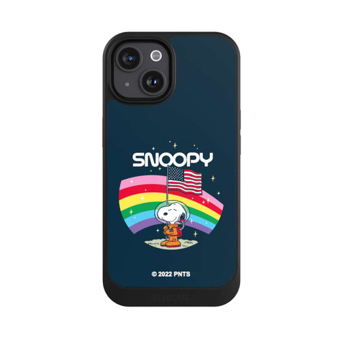 Apple iPhone 15 NIVOcore Snoopy Space Traveller Rainbow